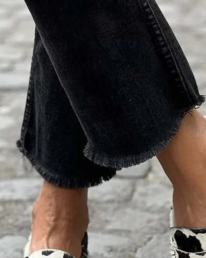Rosalind | Cow Print Comfort Penny Loafers — loafers-for-women-patterned-slip-on-1-black-white-06-detail.webp