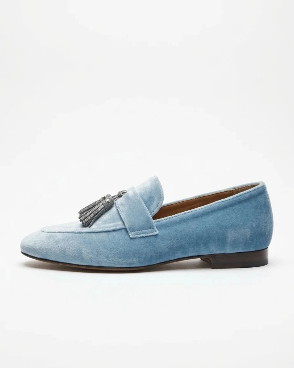 Genevra | Business Velvet Tassel Loafers — loafers-for-women-tassel-detail-slip-on-blue-06-reference-view.webp