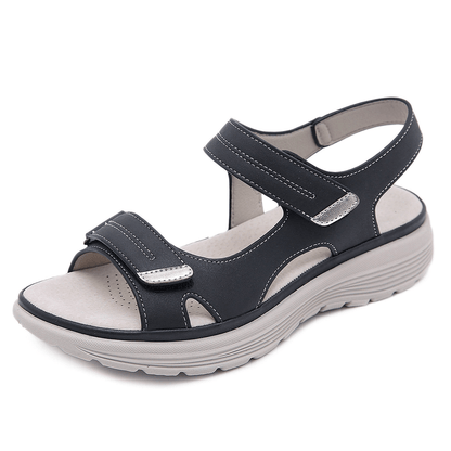 Momount Donna Sandali Comfort – Cinturino Velcro Casual Estivo Ortopedici Punta Aperta