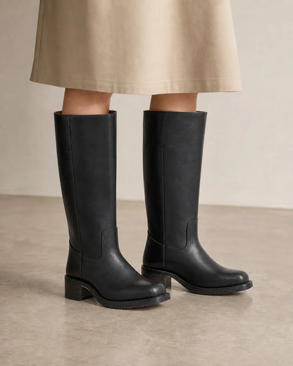 Momount Women Bronco Riding Boots – Black hero