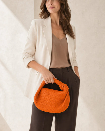 Momount Borsa hobo intrecciata da donna