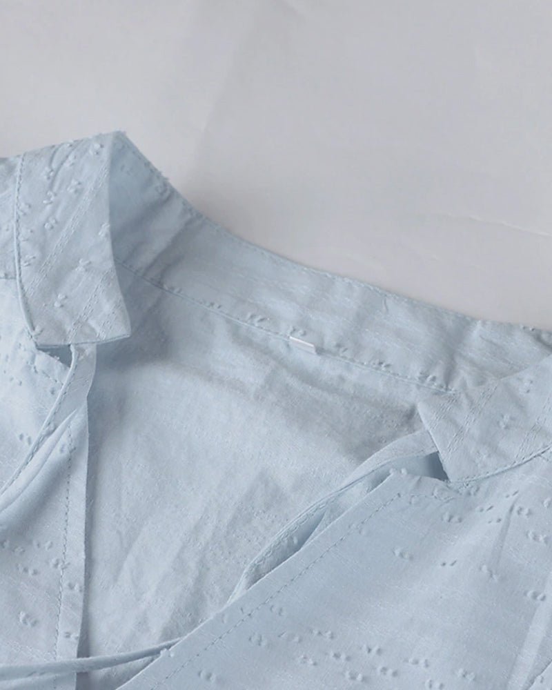 Momount Donna Abito Tunica da Spiaggia in Cotone – Scollo a V con Cappuccio