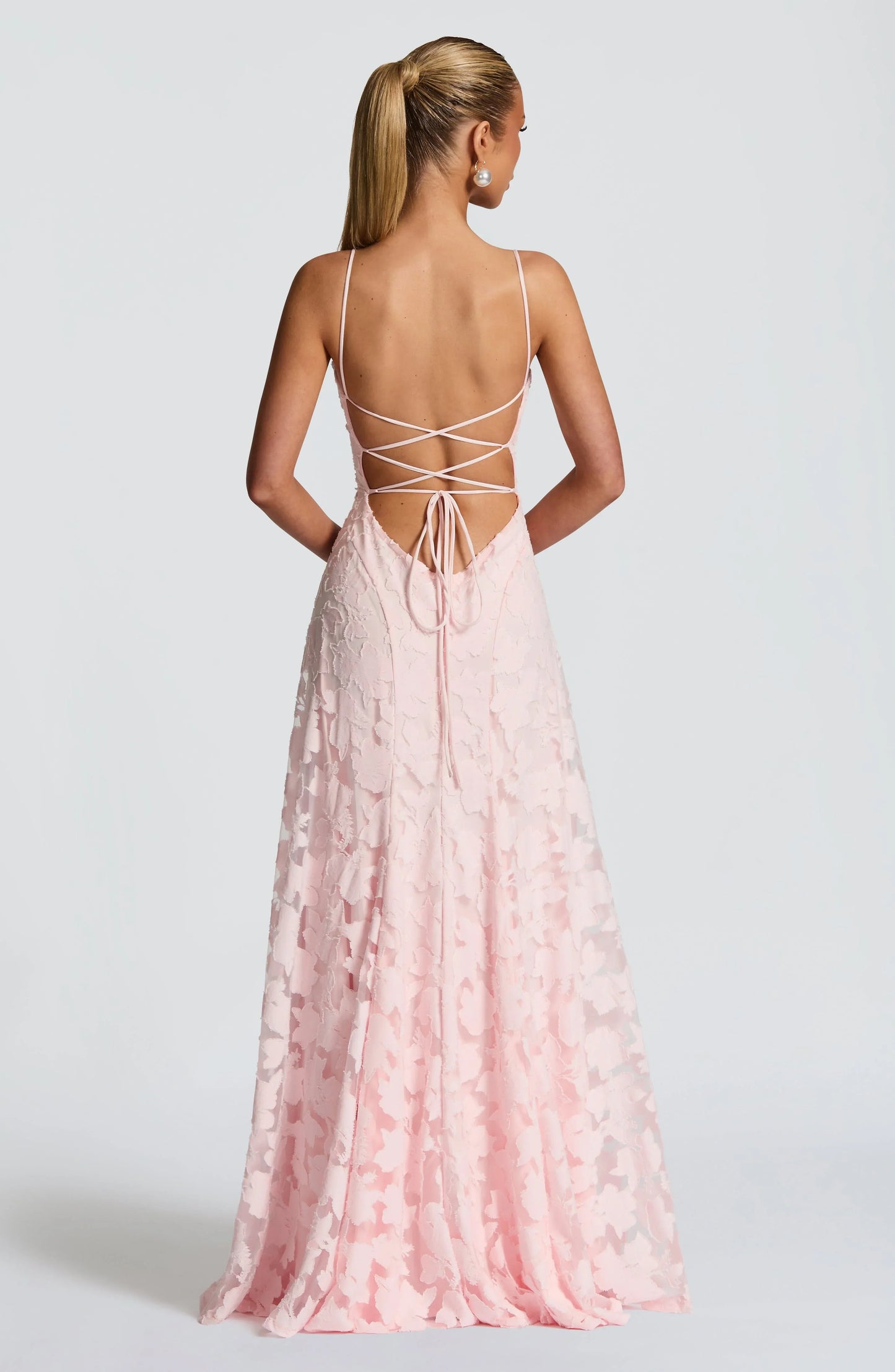 Auriana | Vestito Maxi Romantico Floreale Scollo Quadrato Spalline Estivo