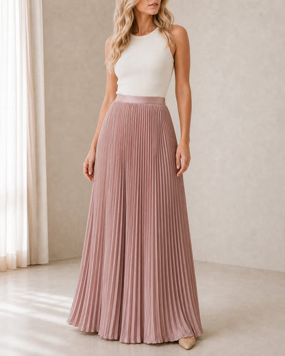Gonna maxi donna plissettata e fluttuante — image 4