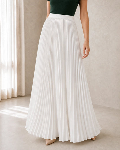 Gonna maxi donna plissettata e fluttuante — image 10